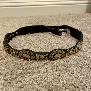 Women’s Vintage Nocona Barbwire Conch Belt • Sz 32